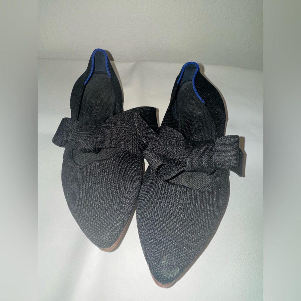Rothys pointed flats with bow